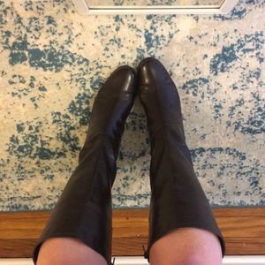 Karen Scott chocolate brown riding boots